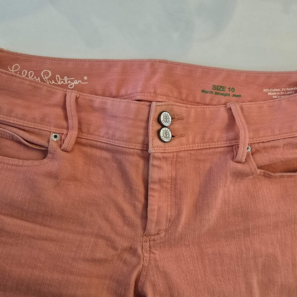 Lilly Pulitzer Women's Salmon Color Jeans